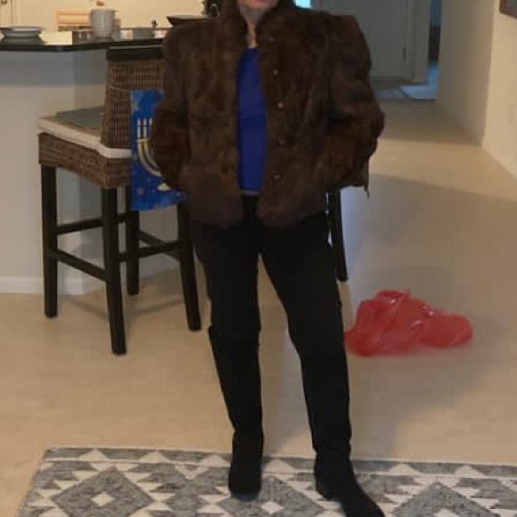 100% real rabbit fur coat - Picture 9 of 9